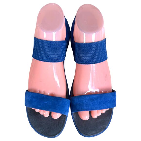 Camper Right Nina 21735-058 Blue Suede Strap Sandals Size EU 39 US 9 - Picture 5 of 11